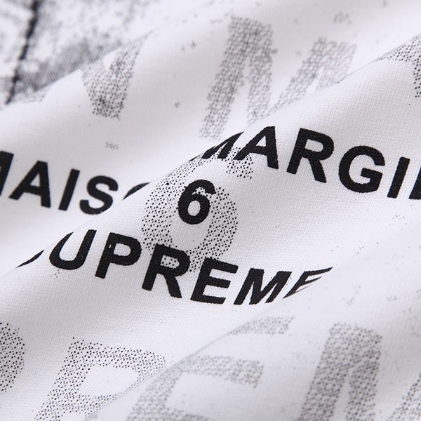 人気おすすめ シュプリーム×mm6 maison margiela コラボ  ボックス ロゴ tシャツ パロディ sht36952